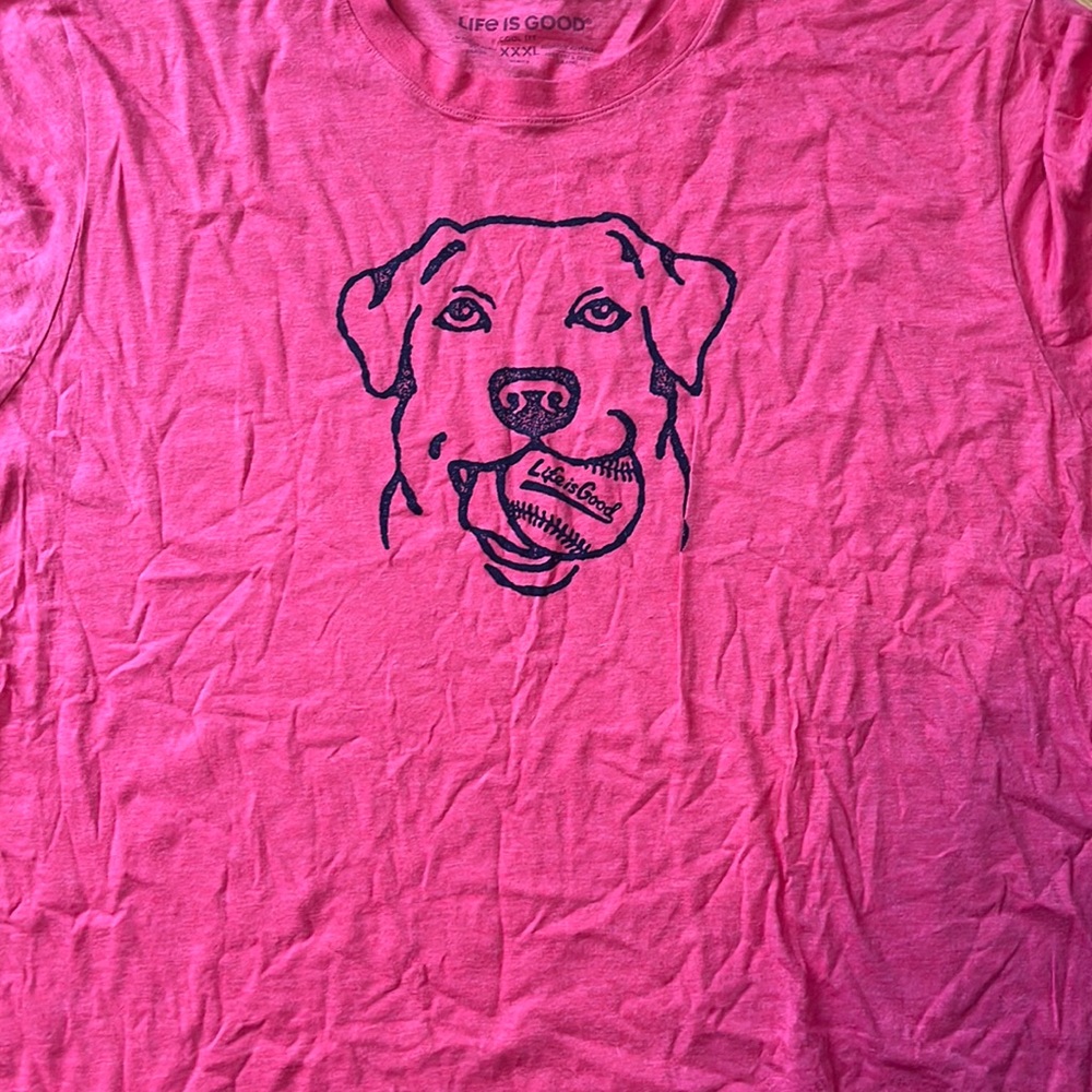 Life is good red tshirt